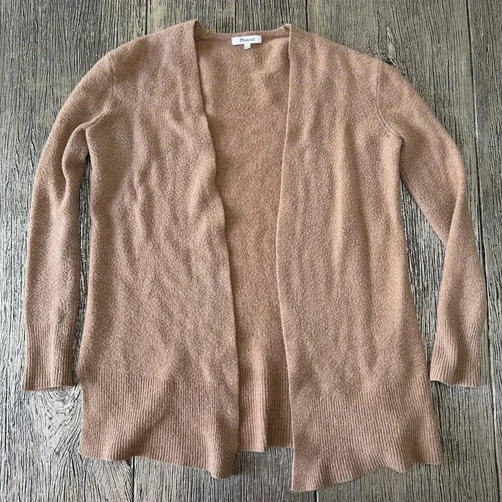 Madewell Merino Wool Long Sleeve Open Front Sweater Cardigan Women's Size XS